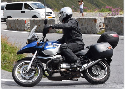 BMW 1150 GS tuning am Stilfser Joch