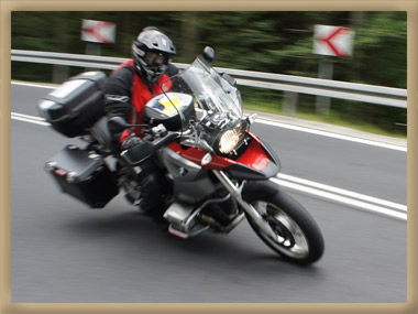 Trax Evo Koffer und Hecktasche an meiner BMW GS