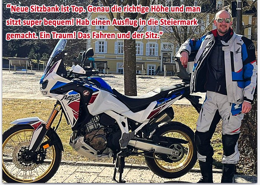 Honda Africa Twin CRF 1000/1100 Komfort-Sitzbank