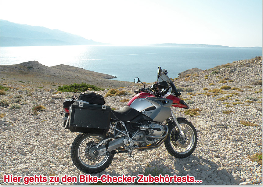 BMW 1200 GS nach Schotter-Ausflug