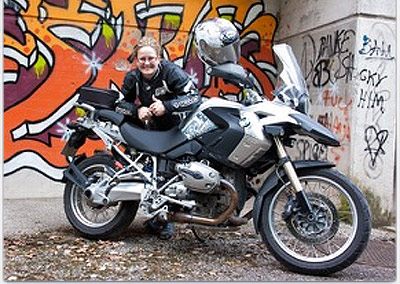 BMW 1200 GS um 65 mm tiefer gelegt