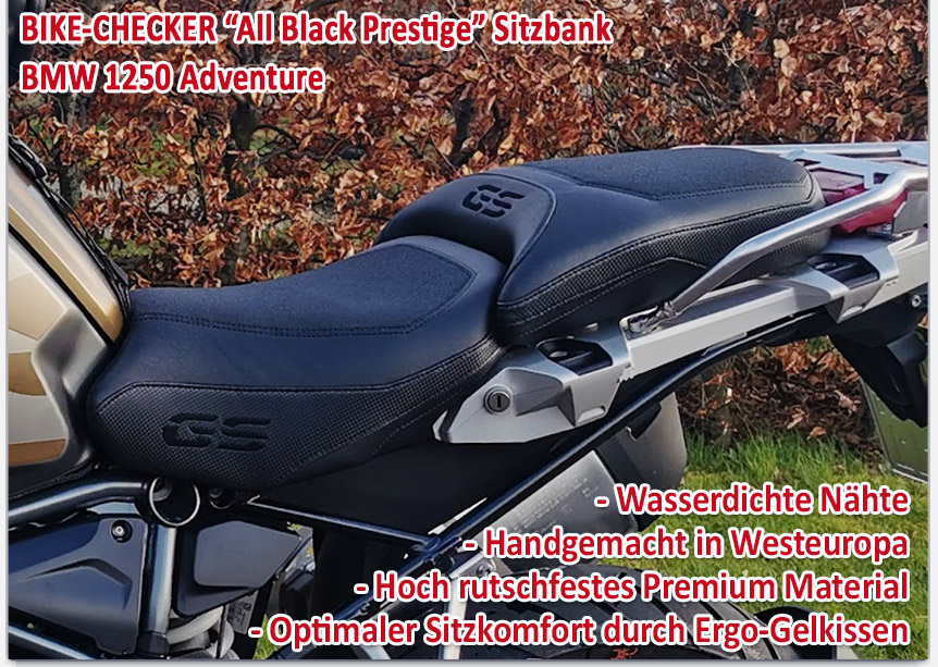 BMW GS Triple Black Sitzbank