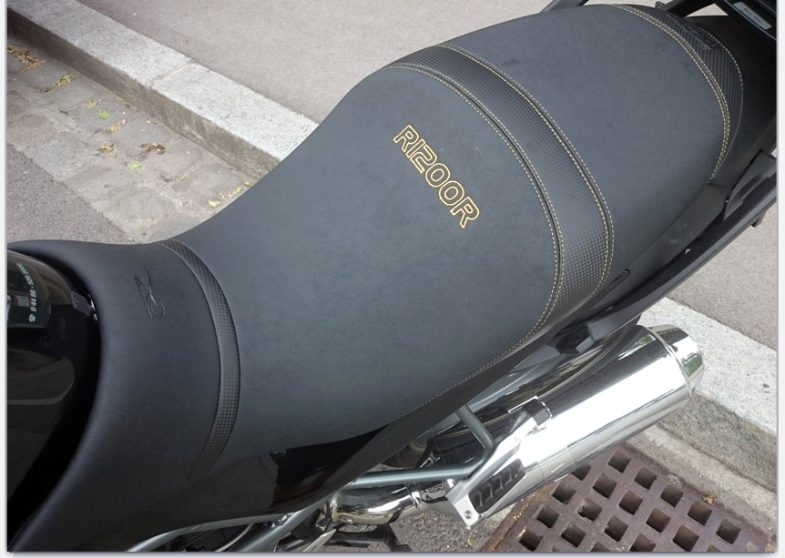 BMW R 1200 R "90 Jahre BMW" Gel Sitzbank