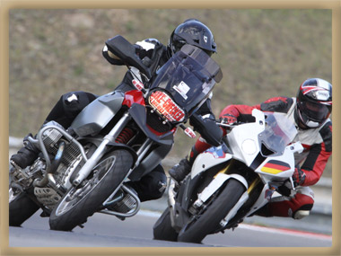 BMW 1200 GS Rennstrecke