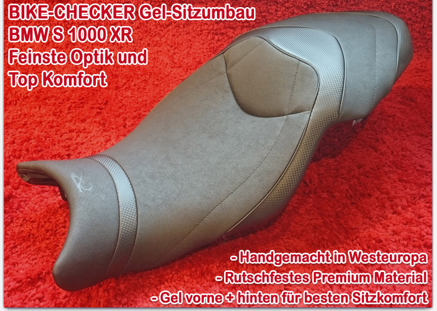 Gel Sitzbank BMW S 1000 XR mit Top Sitzkomfort und Optik