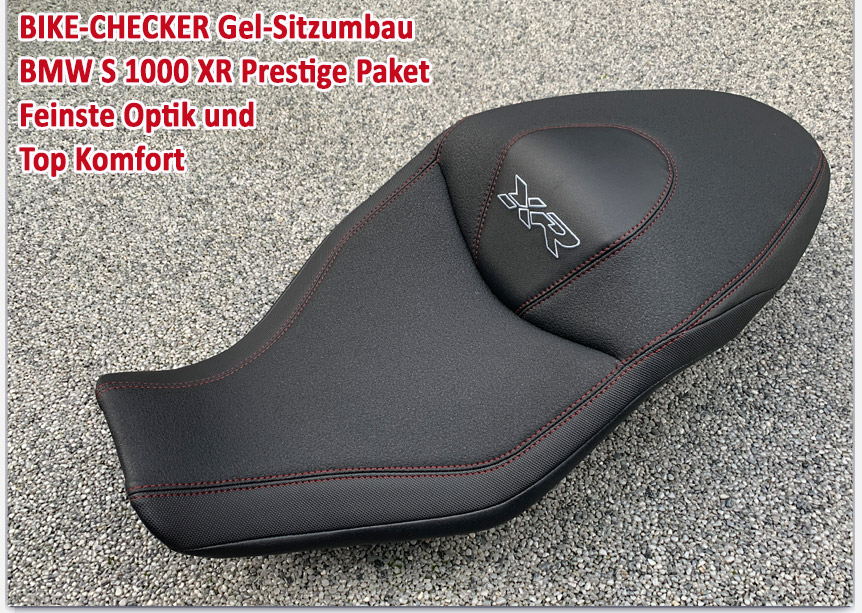 Gel Sitzbank BMW S 1000 XR mit Top Sitzkomfort und Optik
