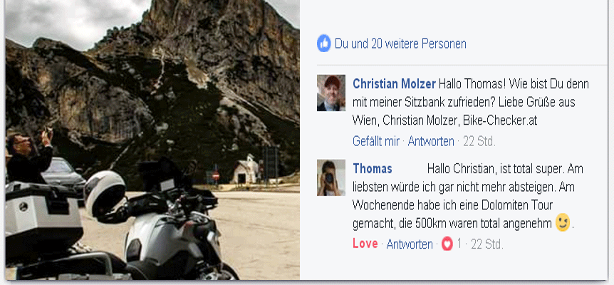 BMW 1200 GS LC Sitzbank Erfahrungen