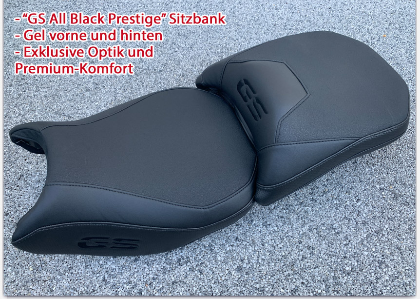 BMW GS Triple Black Sitzbank