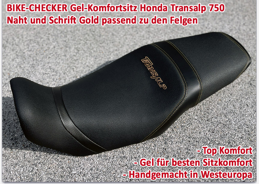 Honda Transalp 750 Komfort Sitzbank